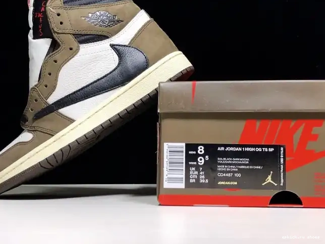 Cheap Retro 'Mocha' Air - Scott CD4487 Travis 100 OG Jordan High 1 x 0617